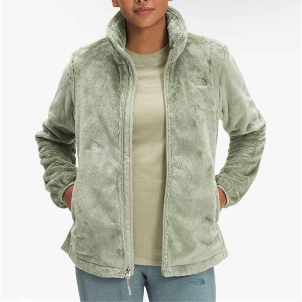 XS Northface Osito Women Jacket light mid green. Have worn. Fleece